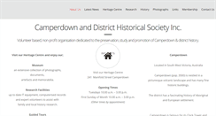 Desktop Screenshot of camperdownhistory.org.au